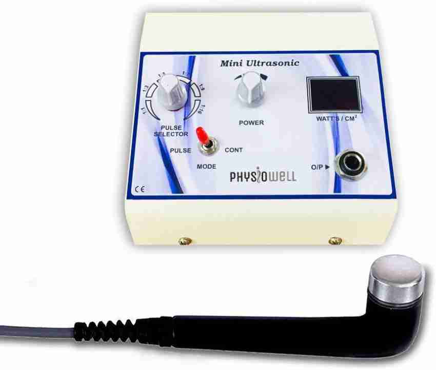 Physiowell Ultrasound AC Machine In Physiotherapy Digital Physio Sonic  Physiotherapy Ultrasound Machine Pain Relief Machine for Joint, White 