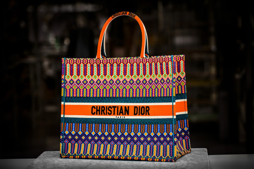 Christian dior bag orange best sale
