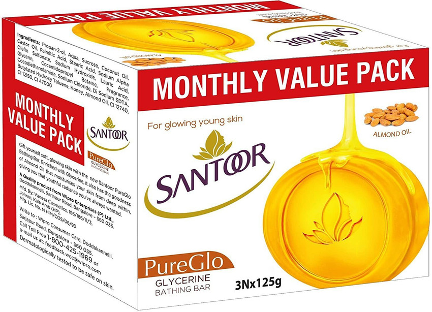 Santoor soap shop 1gm price