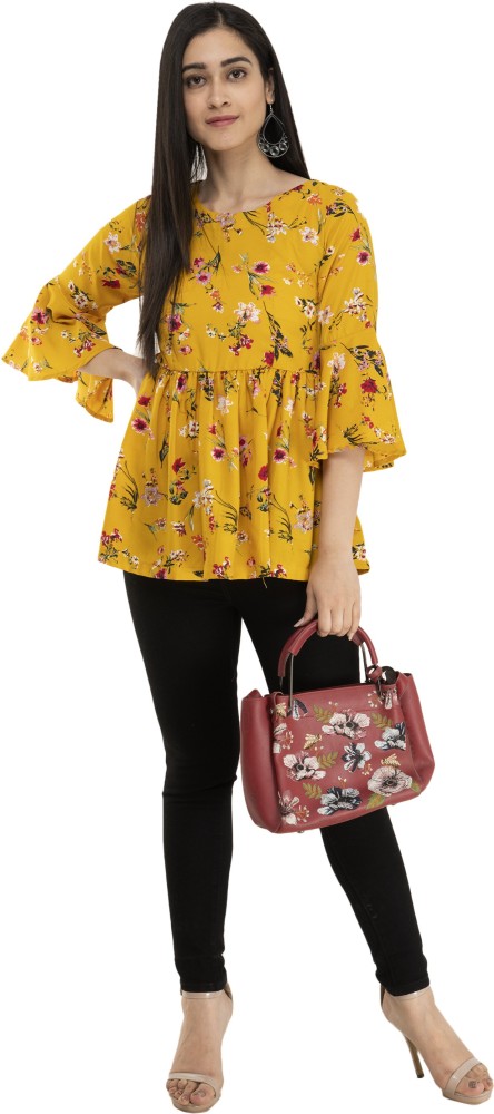 Bell sleeves kurti clearance flipkart