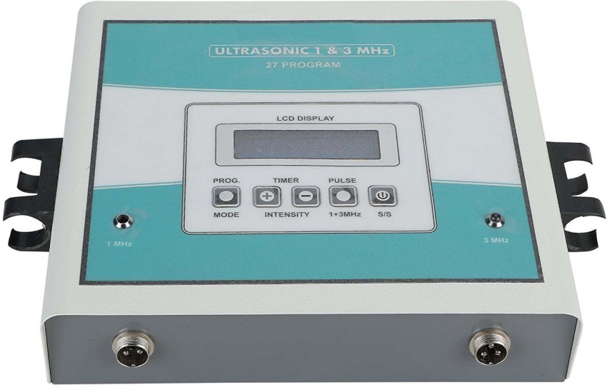 MEDGEARS Physiotherapy Equipment LCD Ultrasonic Unit Comuterised 1 Mhz &  3Mhz Ultrasound Machine Ultrasound Physiotherapy Machine