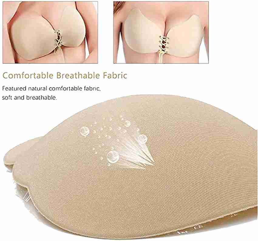 Invisible Silicone Women Gel Adhesive Stick on Push-Up Bras Backless Strapless  Bra at Rs 95/piece, Stick On Bra in Delhi