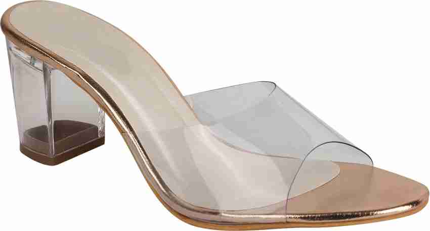 Transparent shop heels flipkart