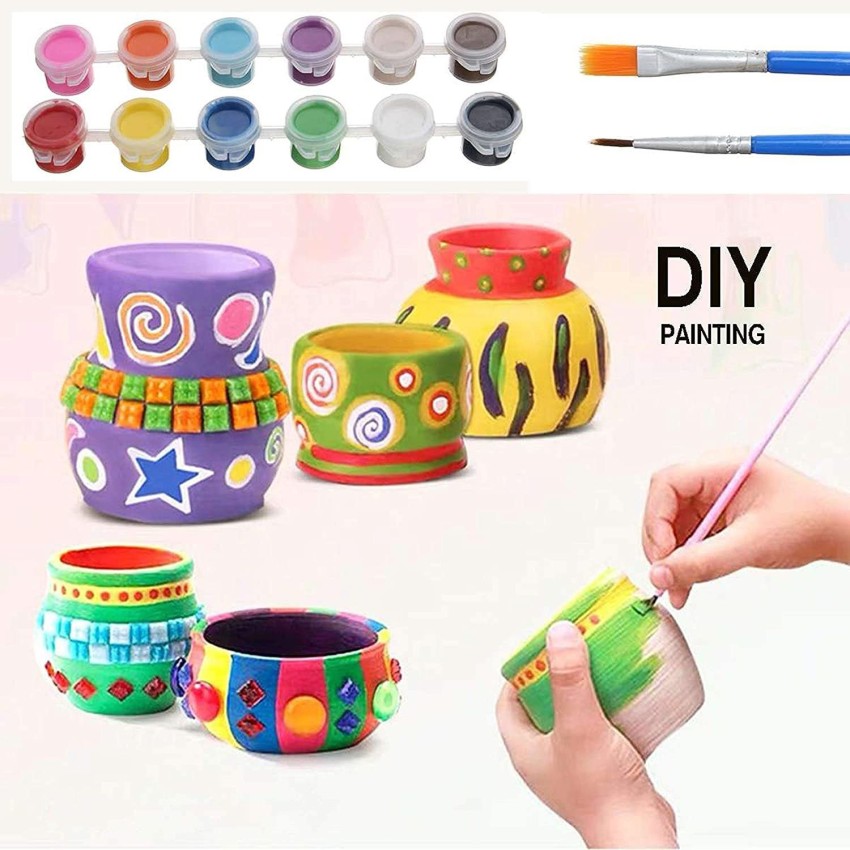 Pottery Kit, Premium Air Dry Clay, Clay Kit, Clay Kit for Adults &  Beginners, Clay Paint, Pottery Paint, Complete Pottery Kit, Sculpting Clay,  Pottery Tool Kit : : Toys & Games