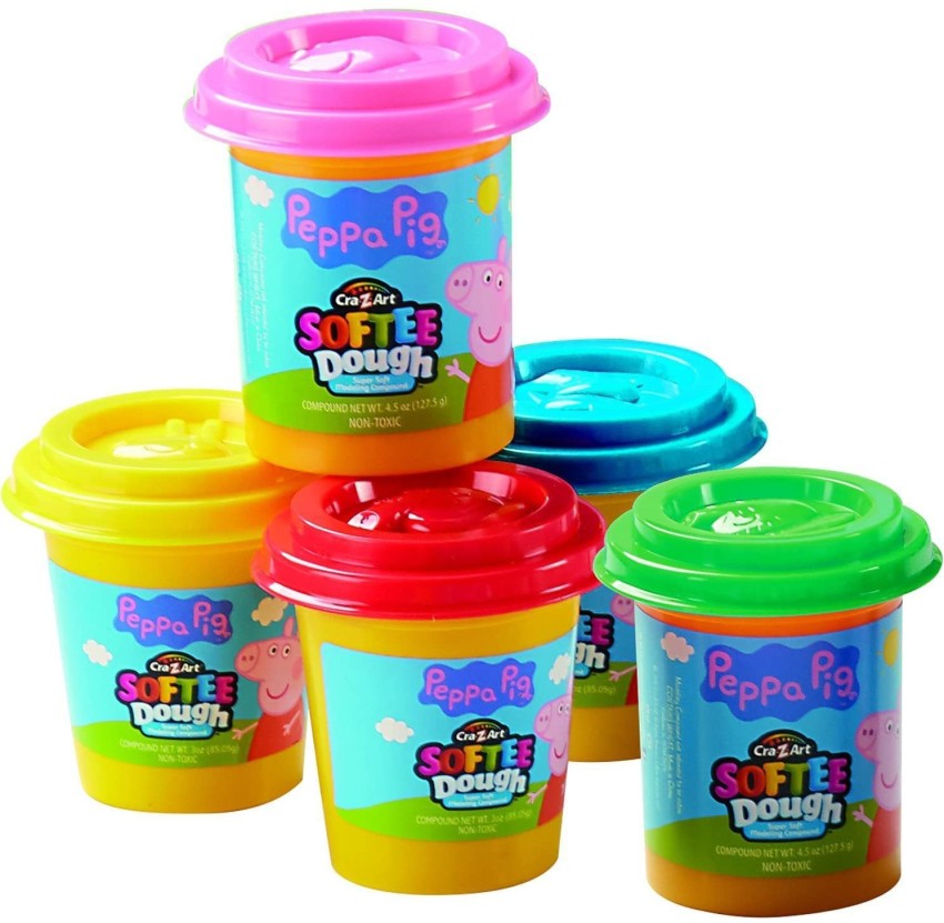 Peppa pig softee dough 2024 set