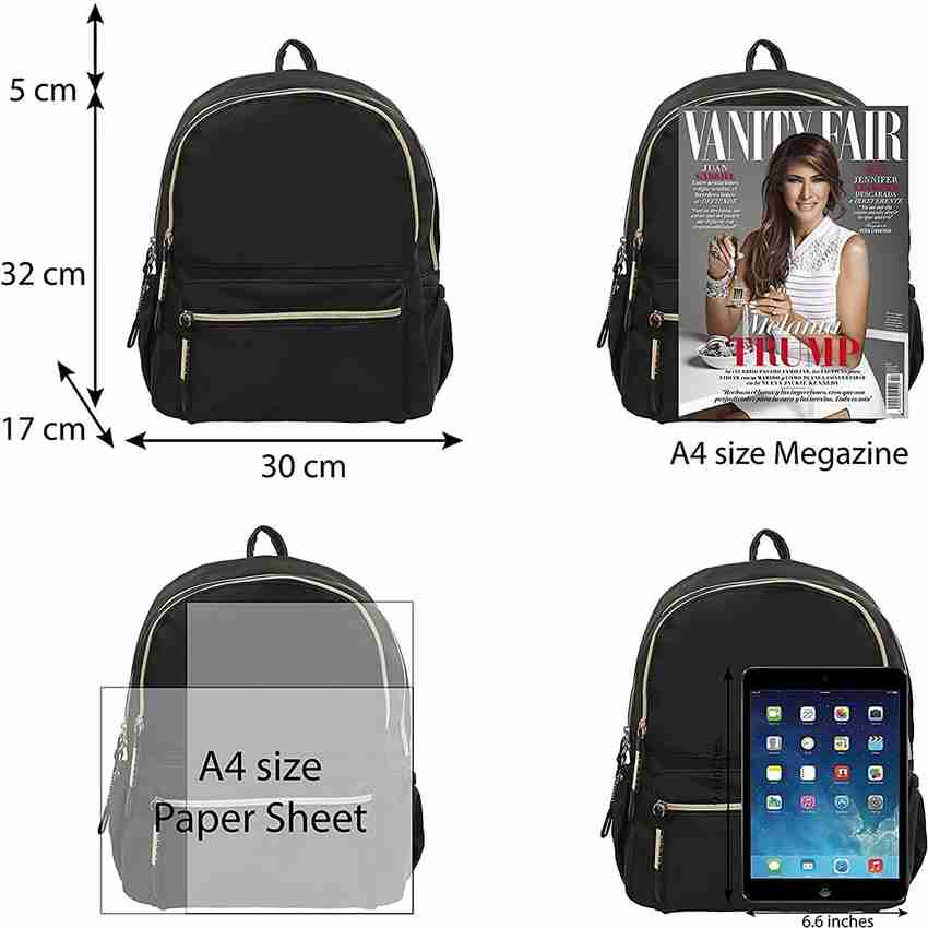 A4 size shop backpack women's