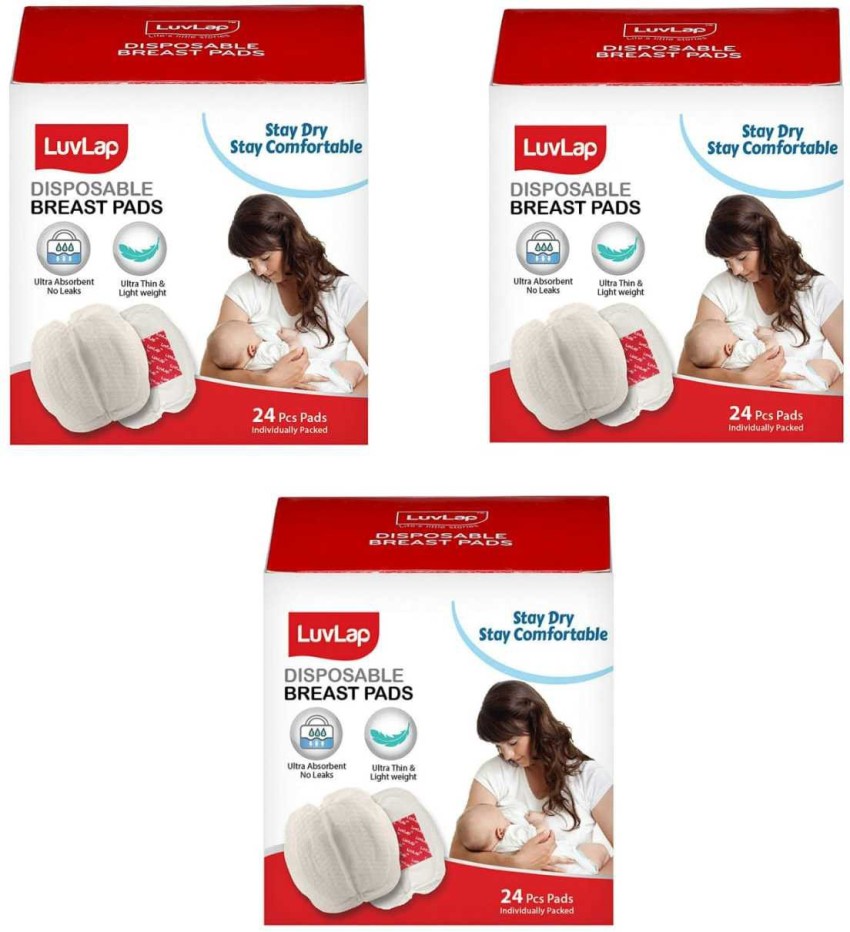 Buy PINQ Polka Premium Organic Ultra Thin Soft Cotton Nursing Breast Pads  Online at Best Price