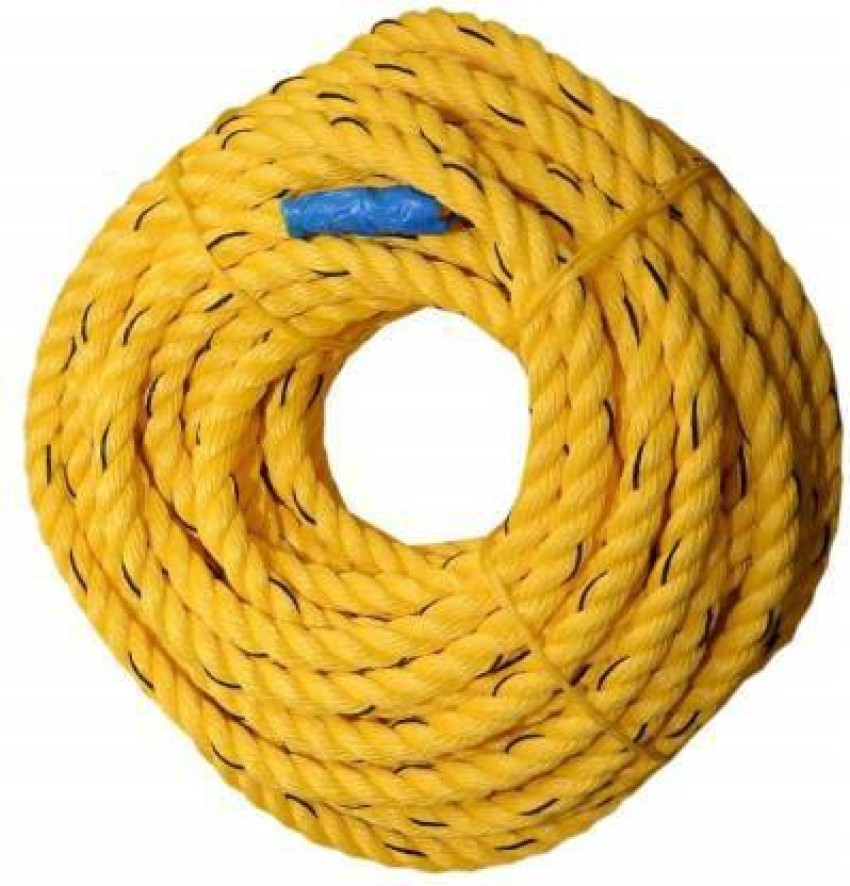 Pretail Heavy Duty 15Meter Plastic Commercial Rope for Swing, Climbing,  Rescue Operation Yellow - Buy Pretail Heavy Duty 15Meter Plastic Commercial  Rope for Swing, Climbing, Rescue Operation Yellow Online at Best Prices