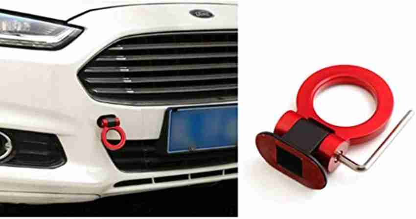 CSGLARE Universal Car Tow Hook ABS Bumper Racing Car Sticker Adorn Car  Dummy Trailer Tow Towing Hooks Kit Auto Accessories Red Color Front Mount Towing  Hook Price in India - Buy CSGLARE
