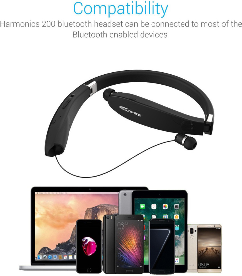 Harmonics 200 wireless stereo headset outlet