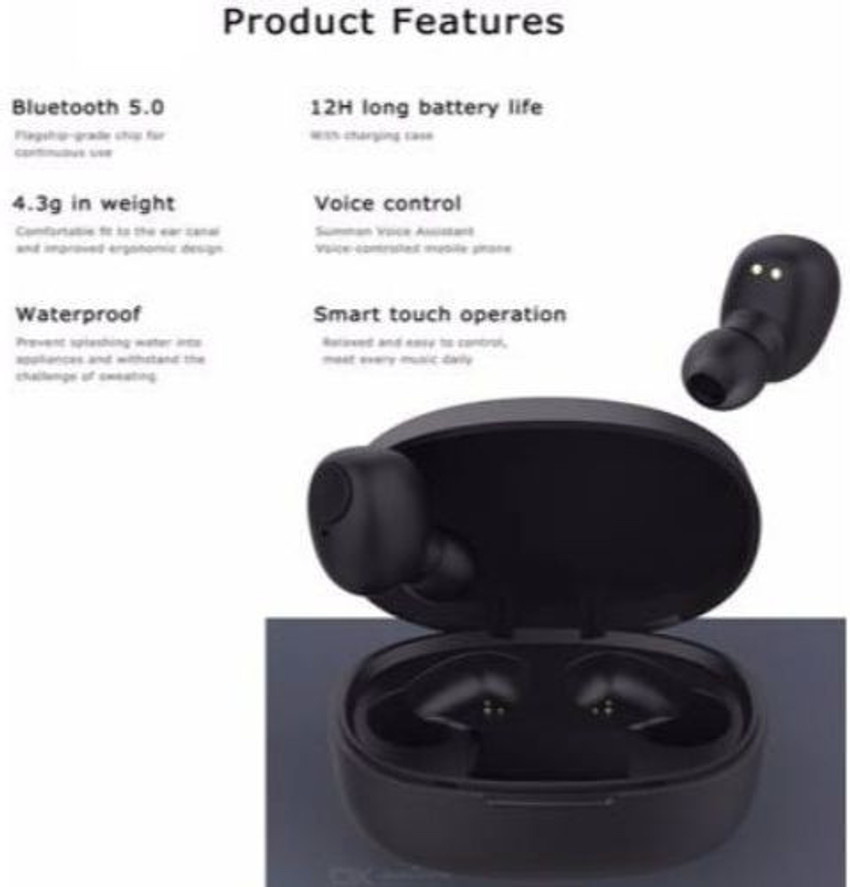 Rademax t12 wireless earbuds clearance