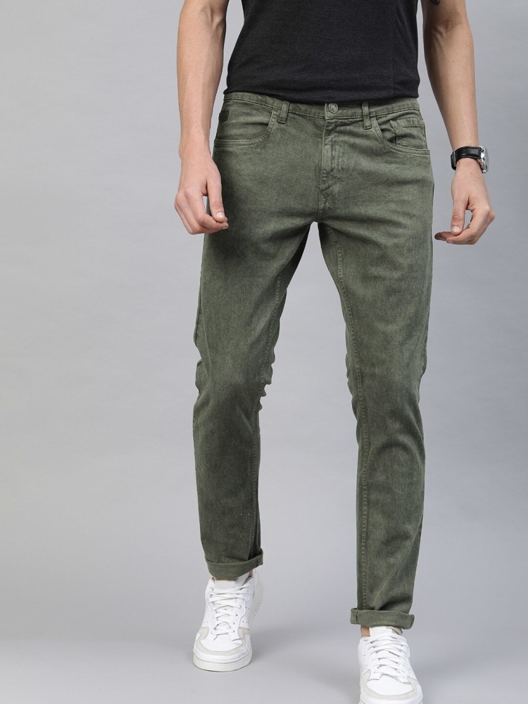 Light olive green store jeans