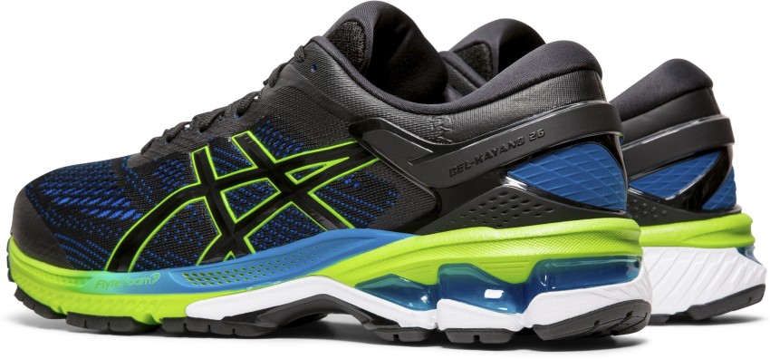 Gel-kayano 26 black/electric blue hotsell