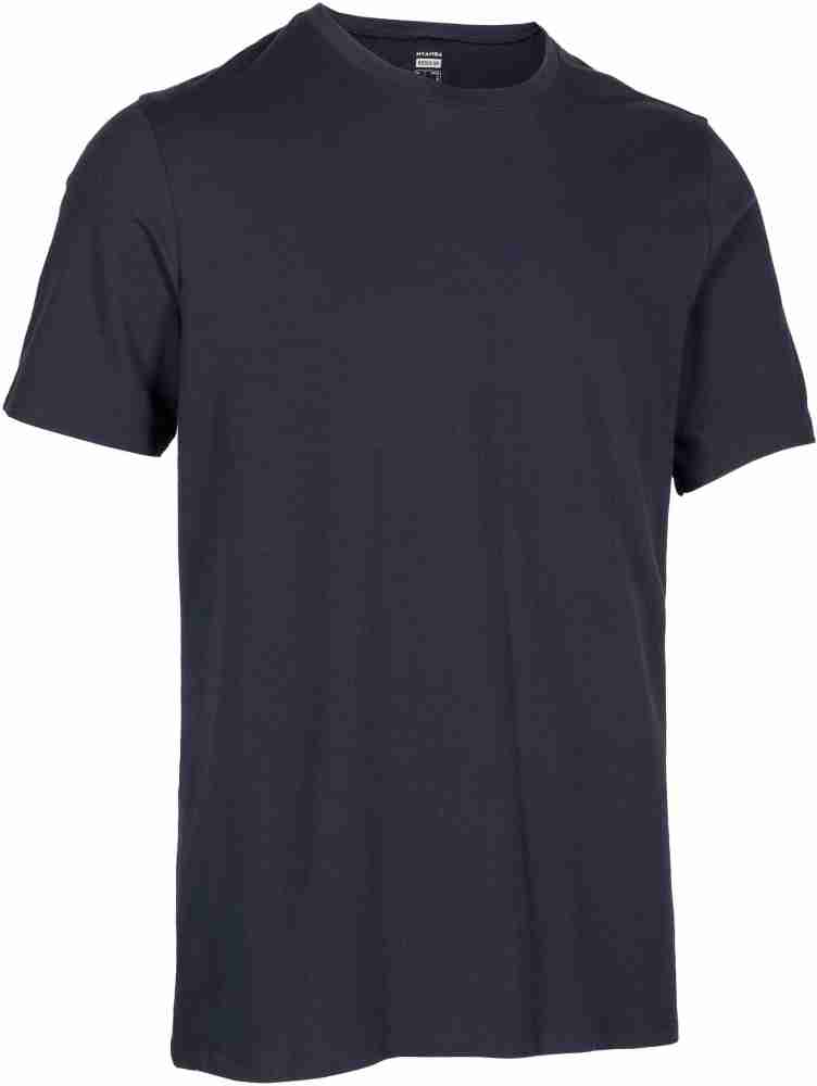 Decathlon NYAMBA Solid Men Round Neck Blue T Shirt Buy