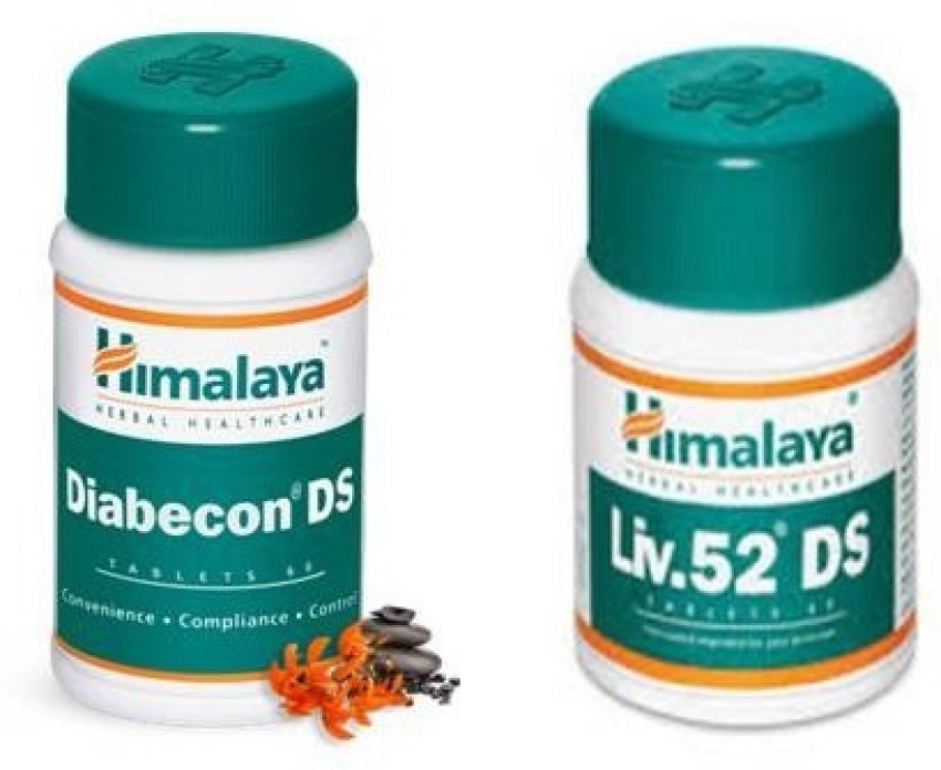 HIMALAYA Diabecon DS and liv. 52 DS tablets Price in India - Buy