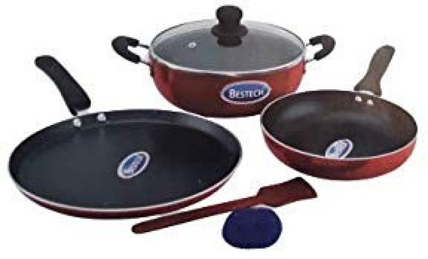 Best Non-Stick Dosa Tawa 2 PC Set - Bestech Cookware