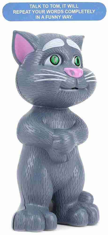 Manhir Enterprise Talking Tom Cat with Recording Music Story and Touch Functionality Voice Stories and Songs Toy for Kids Talking Tom Cat with Recording Music Story and Touch Functionality Voice Stori...