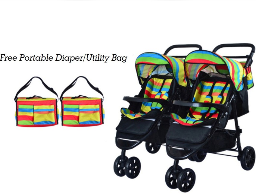 Detachable twin clearance stroller