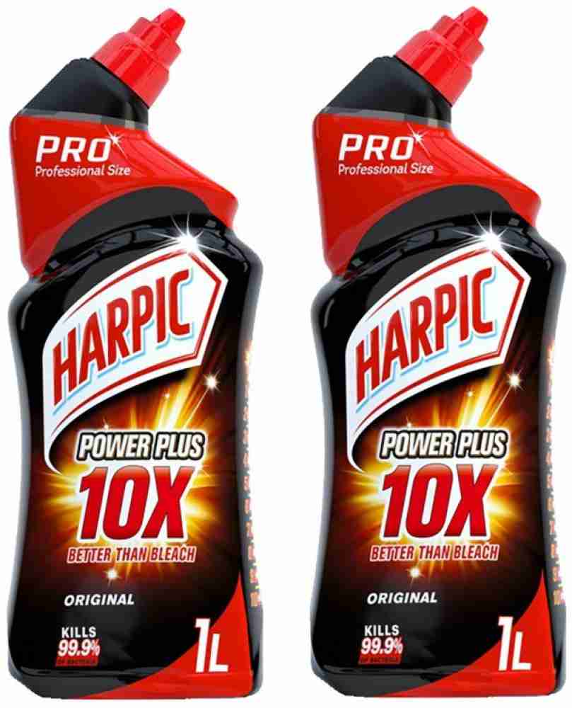 Harpic Pro Professional Size Power Plus Original 1L Pack Of 2 Regular Gel  Toilet Cleaner Price in India - Buy Harpic Pro Professional Size Power Plus  Original 1L Pack Of 2 Regular