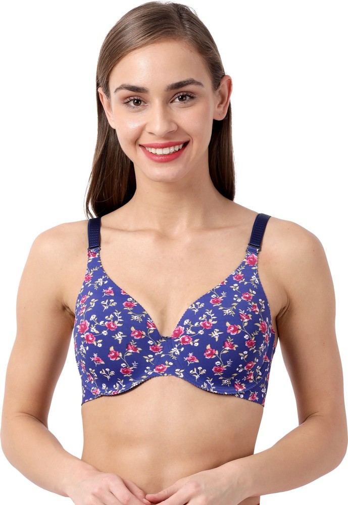 Shyaway Nylon Spandex Light Pink T Shirt Bra - Get Best Price from  Manufacturers & Suppliers in India