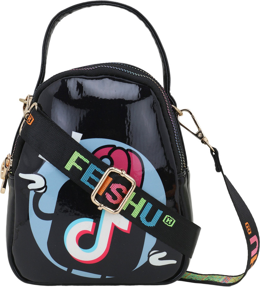 Bag Pepper PU Leather TikTok Printed Student Backpack School