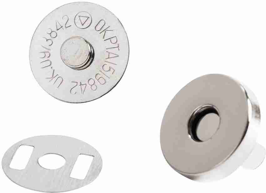 10 x Magnetic Buttons Clasps Snaps Fasteners Closure circular 10-18mm (10  pcs.)