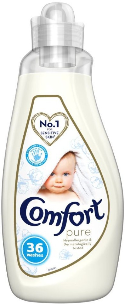 Comfort Pure Fabric Conditioner for Baby -36 Washes -1.26L Price in India -  Buy Comfort Pure Fabric Conditioner for Baby -36 Washes -1.26L online at