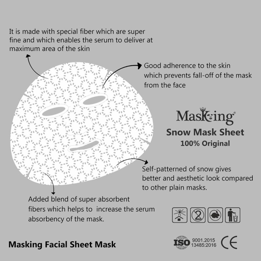 Plain face hot sale mask sheets
