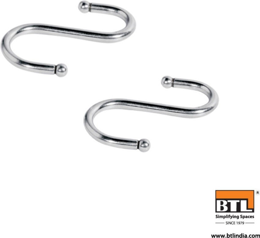 BTL Stainless Steel S-Hook (S Shape Hanger Hook) (Hanging Type Fastening)  Hook 1 Price in India - Buy BTL Stainless Steel S-Hook (S Shape Hanger  Hook) (Hanging Type Fastening) Hook 1 online