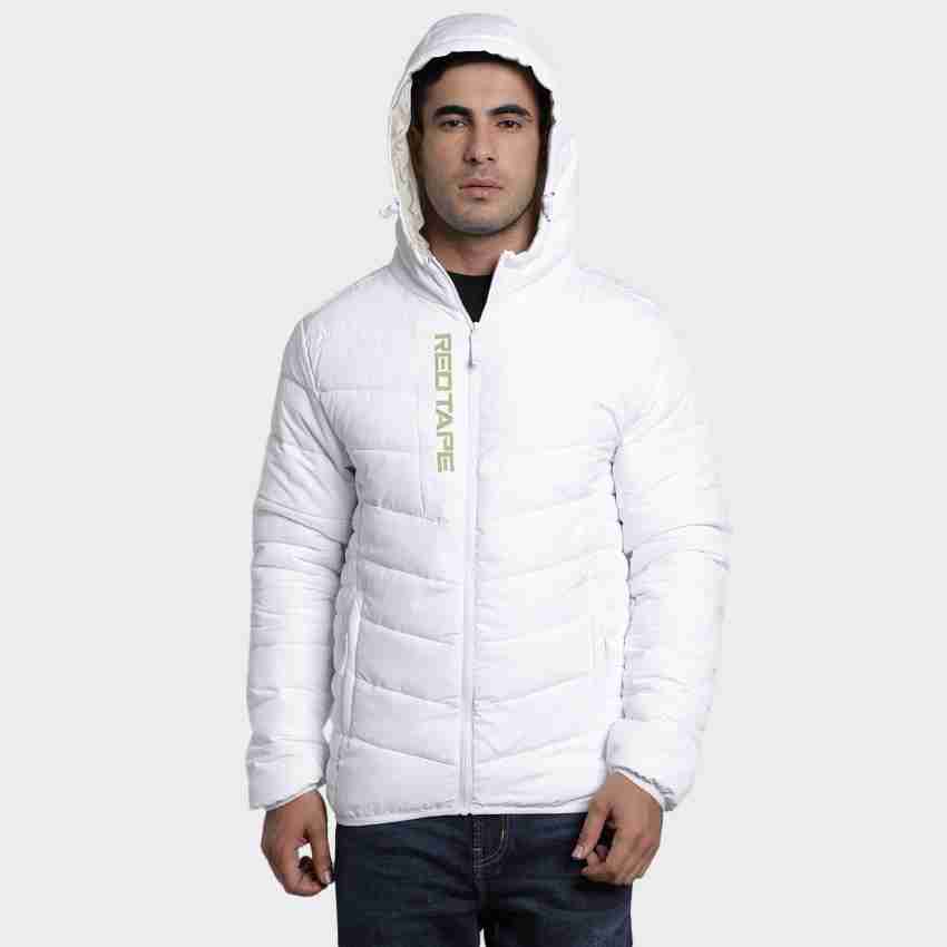 Red and white hot sale jacket mens