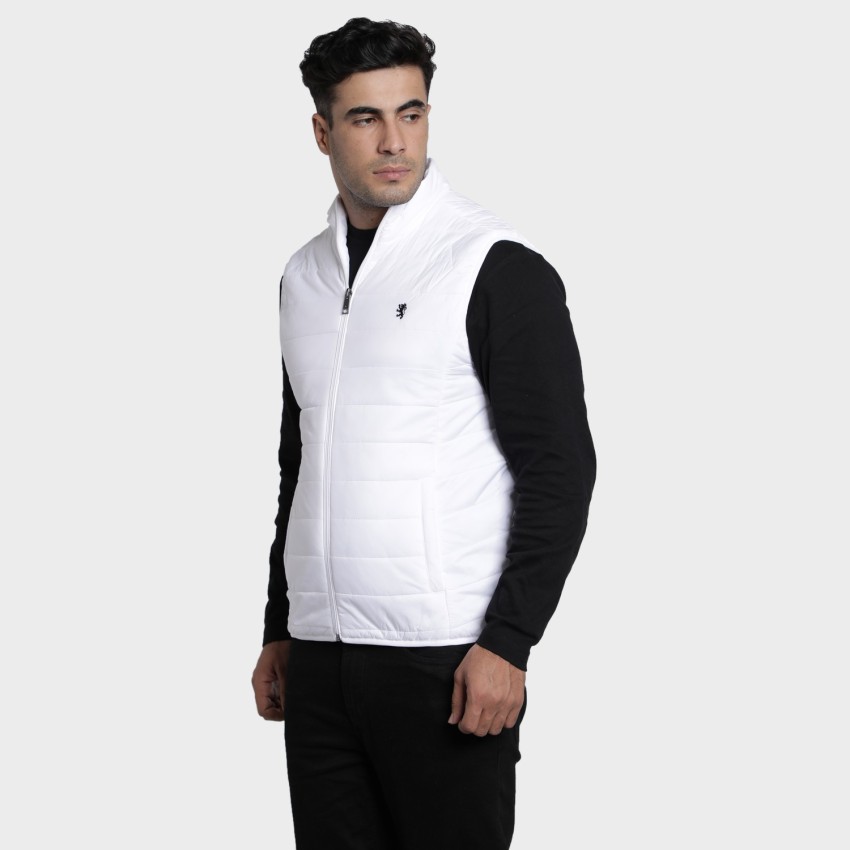 White on sale half coat