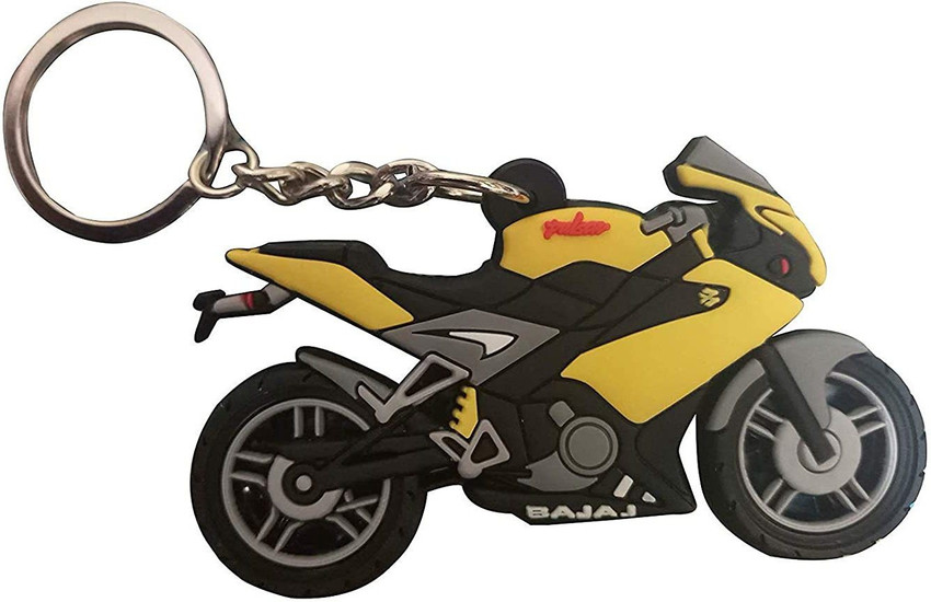 Techpro Double Sided Bike Logo Yellow Rubber Keychain for Car Bike Men Women Keyring Key Chain Price in India Buy Techpro Double Sided Bike Logo Yellow Rubber Keychain for Car Bike