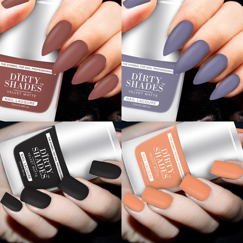 FOPE High Pigment Shine Like Stars Nail Polish 6ml each Awesome Nail Paint  Colours -Sky Blue, Pink, Nude, Peach, White, Tan, Nude Grey, Old Brick and  Many More : Buy Online at