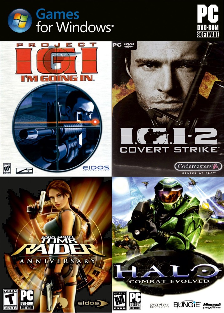 IGI 1, IGI 2, TOMB RAIDER, HALO COMBACT (STANDARD) Price in India - Buy IGI  1, IGI 2, TOMB RAIDER, HALO COMBACT (STANDARD) online at