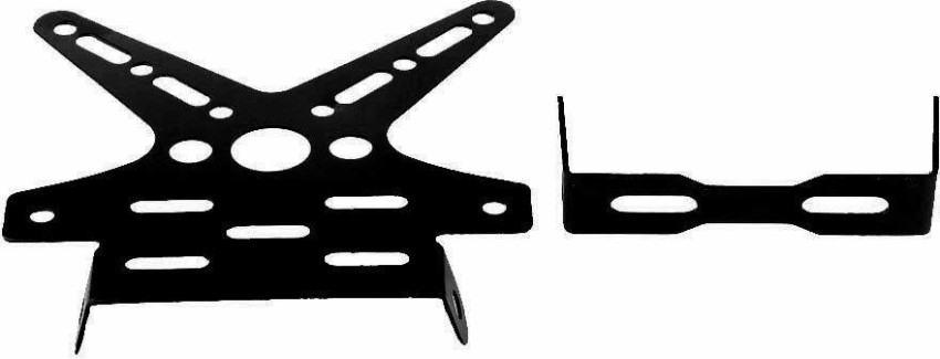 RA ACCESSORIES Accessories Adjustable Tail Tidy Number Plate