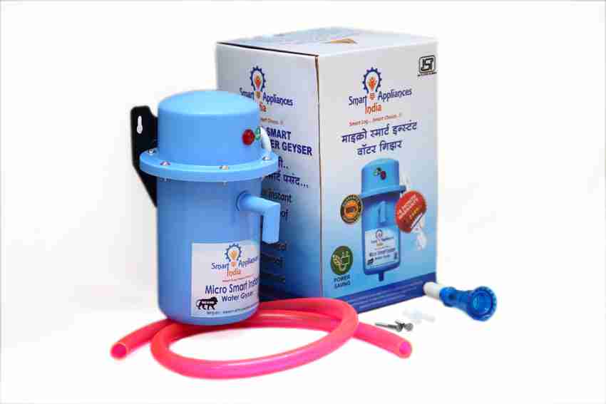 SMART APPLIANCES INDIA 1 L Instant Water Geyser (MICRO SMART INSTANT WATER  GEYSER, SKY BLUE) Price in India - Buy SMART APPLIANCES INDIA 1 L Instant  Water Geyser (MICRO SMART INSTANT WATER