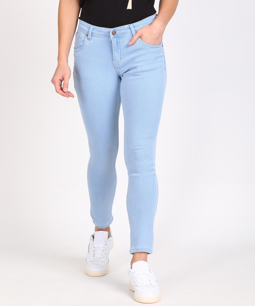 High Star Slim Women Blue Jeans Buy High Star Slim Women Blue