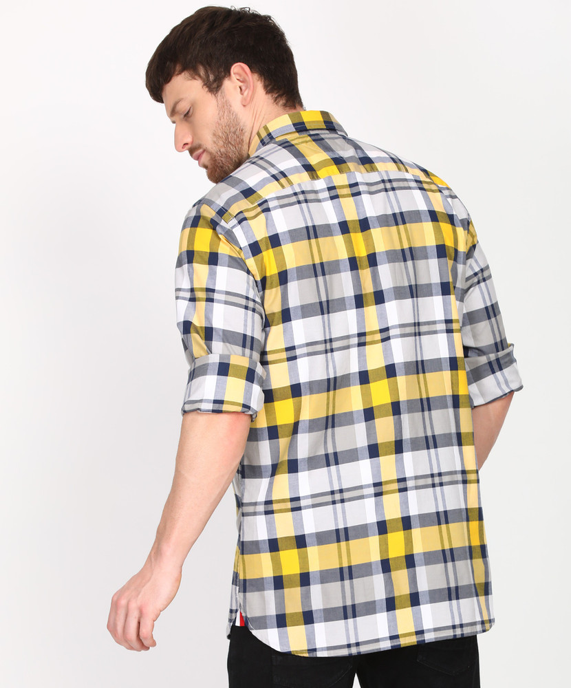 Black and yellow tommy hilfiger shirt shop