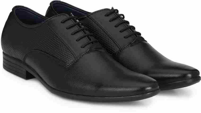 1AAROW Synthetic Black Side lace Up Formal Shoes Lace Up For Men - Buy  1AAROW Synthetic Black Side lace Up Formal Shoes Lace Up For Men Online at  Best Price - Shop