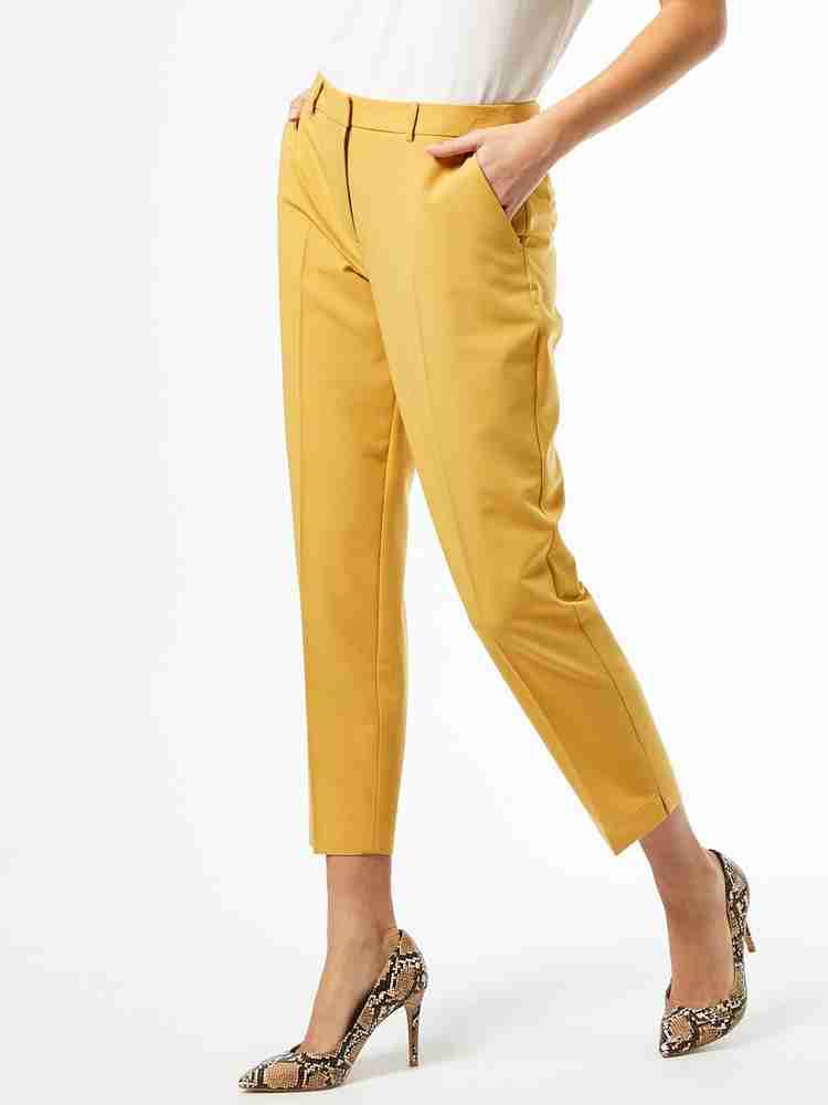 Dorothy perkins yellow trousers hot sale