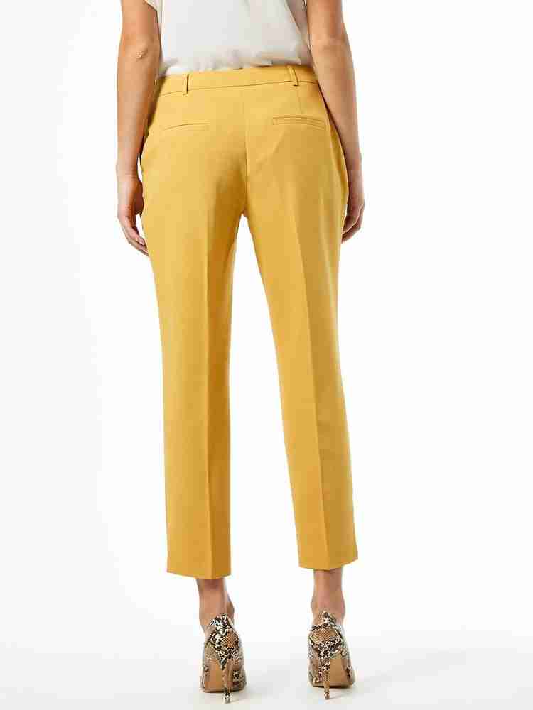 Dorothy perkins yellow trousers discount