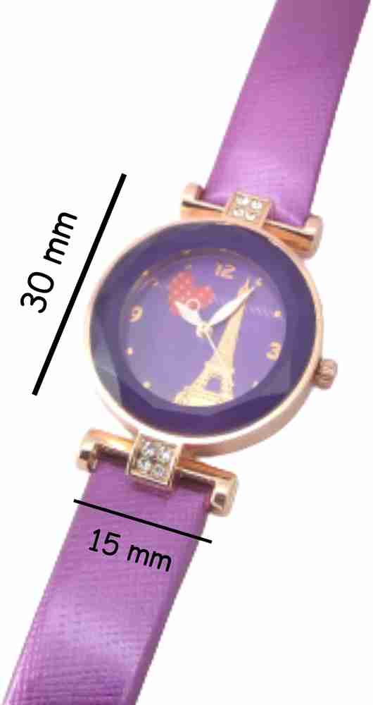 Purple colour shop ladies watches