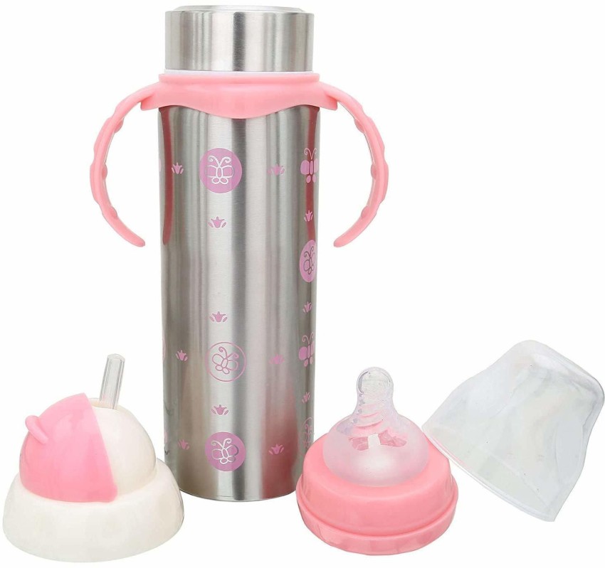 240ml Baby Bottle Thermos Stainless Steel Feeding Bottle 3-in-1 Nursing  Bottle Nipple Insulation Cup Vacuum Flask Milk Bottle