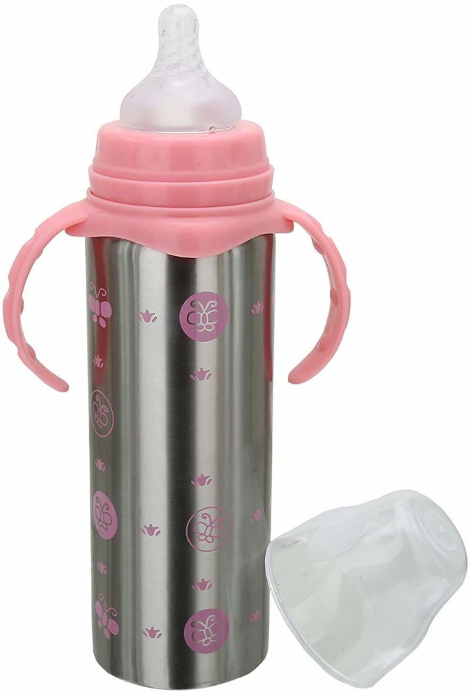 240ml Baby Bottle Thermos Stainless Steel Feeding Bottle 3-in-1 Nursing  Bottle Nipple Insulation Cup Vacuum Flask Milk Bottle