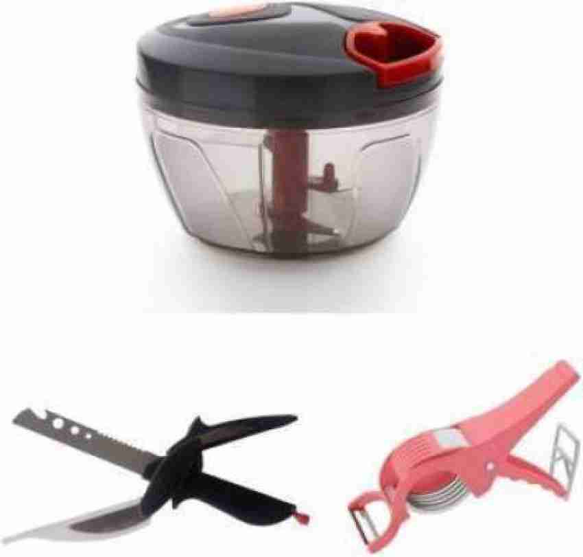 Pigeon Plastic Handy Chopper And 1 Whisker For Daily Kitchen Uses - 1 Pc  Set