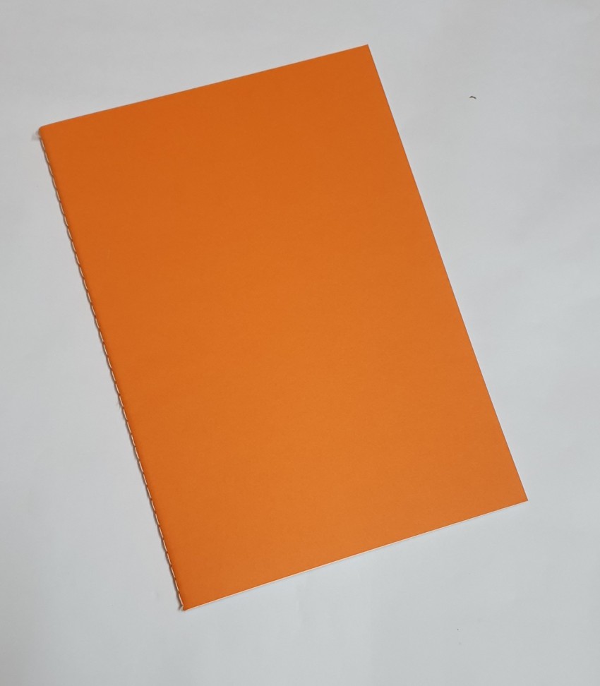 INNAXA A5 Size Ecofriendly Notebook Kraft Orange Soft Cover (210 x 