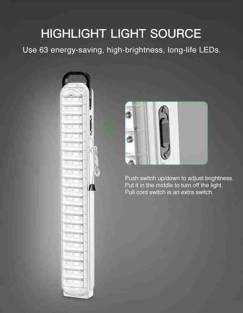 DP.LED 715 Lantern 5W Emergency Light 63 led LED is in advantages of energy saving high light long life and high power Both high light and dim light for choices 8 hrs Lantern
