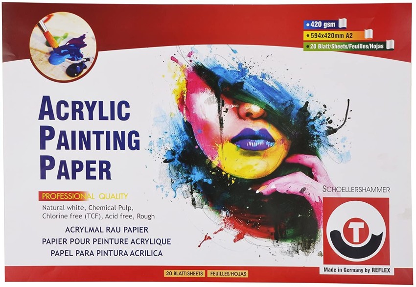 SCHOELLERSHAMMER Painting Paper A2 420 gsm Acrylic Paper -  Acrylic Paper