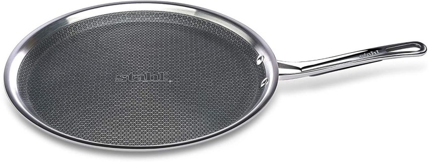 Prestige Tri Ply Honeycomb 280MM Fry Pan With Lid, Stainless Steel , 0.7  litres