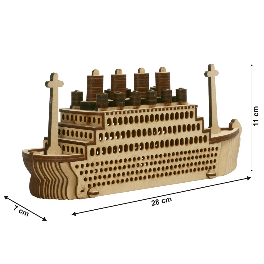 Buy RMS Titanic 3D Puzzle, 113 Pieces Online India